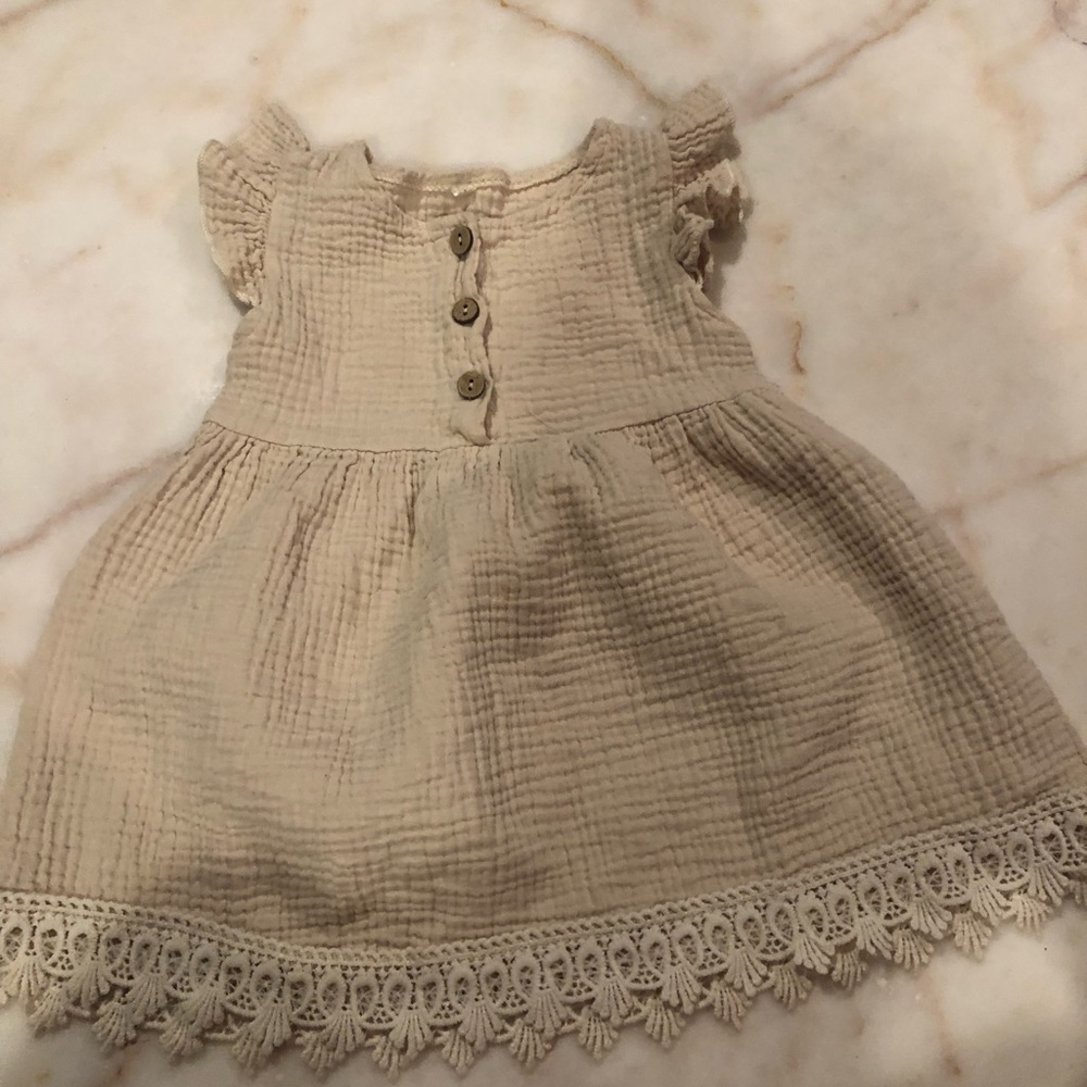 Cream boutique dress